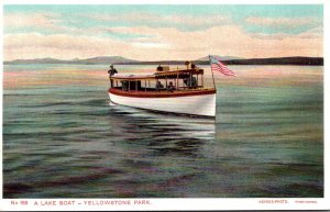 Yellowstone National Park Lake Boat Yellowstone Lake Haynes Photo