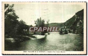 Old Postcard Vallee Sioul appearance of an old mill