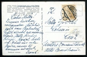 dc1971 - AUSTRIA Altenfelden Postcard 1930 Gasthof. Dependance Gruell