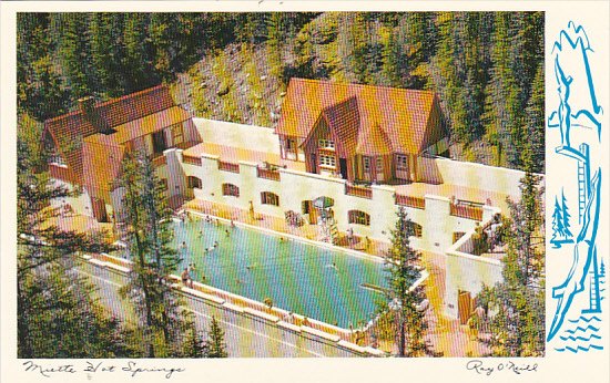 Canada Miette Hot Springs Swimming Pool Jasper Alberta