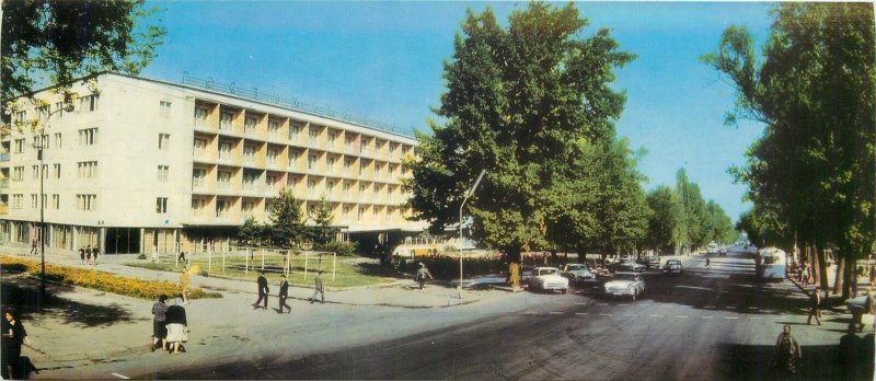 Postcard Kazahstan Almaty Alma-Ata Kazakhstan hotel