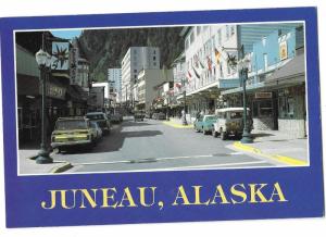 Juneau Alaska South Franklin Street Downtown 1970s 4 by 6 Card