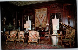 Postcard NY Hyde Park - Vanderbilt Mansion Drawing Room