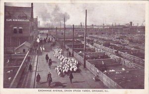 Illinois Chicago Exchange Avenue Union Stock Yards