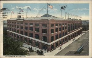 Atlanta GA Auditorium c1920 Postcard