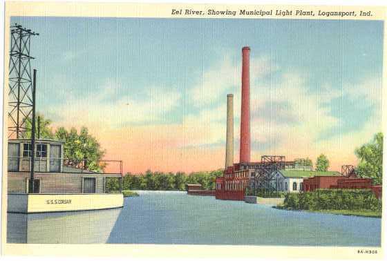 Linen of Eel River & Light Plant Logansport Indiana IN