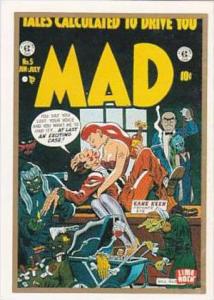 Lime Rock Trade Card Mad Magazine Cover Issue No 5 Jun-July 1953