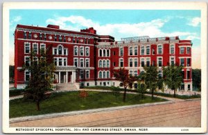 Methodist Episcopal Hospital 36 and Cummings Street Omaha Nebraska NB Postcard
