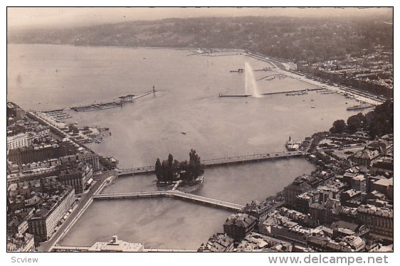 RP; Aerial View of La Rade, GENEVE, Switzerland, 00-10s