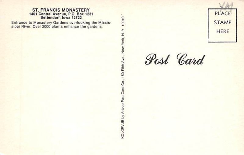 St Francis Monastery Bettendorf, Iowa