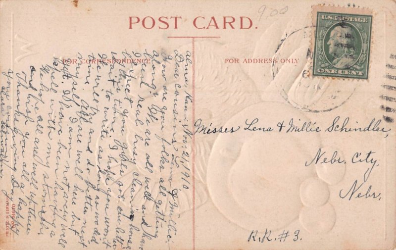 Clapsaddle Tom Turkey pumpkin Thanksgiving postcard clap08