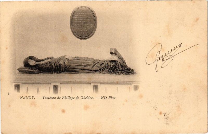 CPA Nancy-Tombeau de Philippe de Gheldre (187215)