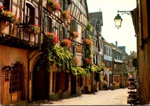 France Riquewihr Les Vieilles Maisons Fleuries de la Grand 'rue 1987