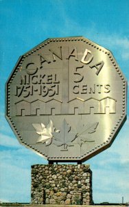 Canada Ontario Sudbury The Big Nickel Candian Centennial Numismatic Park