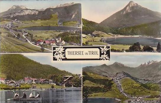 Austria Tirol Thiersee Multi View Real Photo