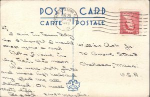 Charlottetown Prince Edward Island PEI Great George Street Vintage Postcard
