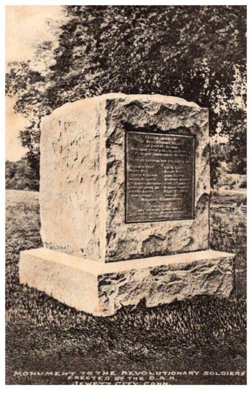 Connecticut  Jewett City ,Monument to Revolutionary Soldiers