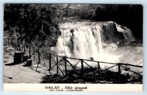 RPPC Gougah Waterfall DA LAT VIETNAM Postcard