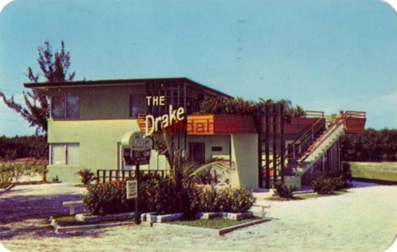 THE DRAKE APARTMENT HOTEL Treasure Island ST. PETERSBURG, FL 1952