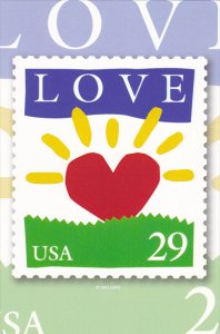 United States 29 cent Love Stamp 1993