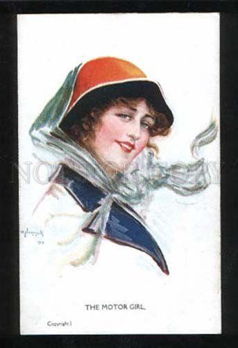 055593 Motor Girl BELLE by HAMMICK vintage PC