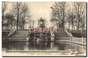 Old Postcard Dijon Square Darcy De La Place