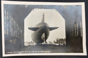 Mint Germany Real Picture Postcard Graf Zeppelin LZ 127 Taking Off