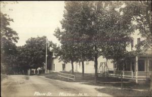 Milton NH Main St. c1915 Real Photo Postcard