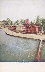 Panama Canal Scene At Colon