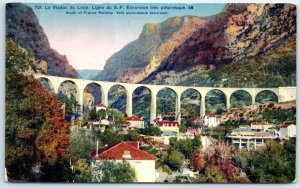 Postcard - The Wolf Viaduct, South of France Railway - Grasse, France