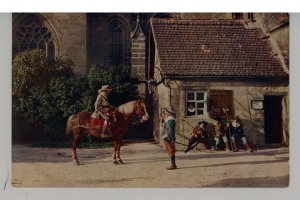 Germany - Rothenburg. Zollhauschen (customs) in front of St Wolgang Church