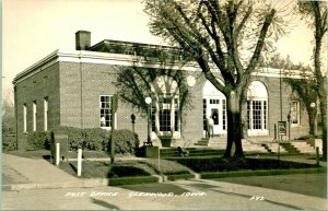 RPPC US Post Office Building Glenwood Iowa IA UNP Postcard LL Cook P42 C9