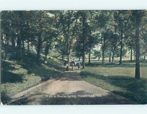 Unused Divided-Back POSTCARD FROM Bowles Spring - French Lick Indiana IN HM5826