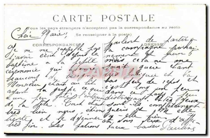 Old Postcard Paris La Sainte Chapelle