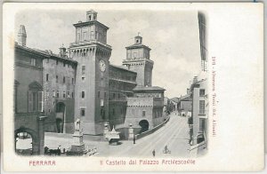 49495 vintage postcard - FERRARA city - CASTLE-