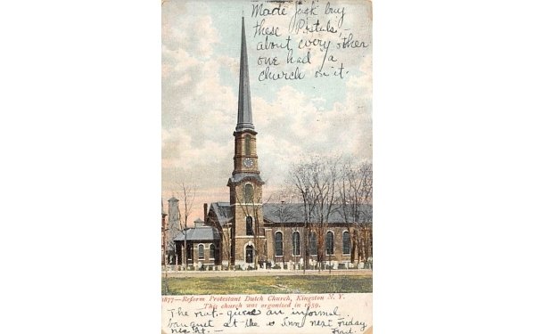 1877 Reform Protestant Dutch Church Kingston, New York  