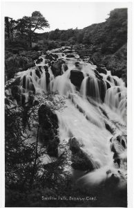 RPPC Swallow Falls Betws y Coed Snowdonia National Park Wales UK