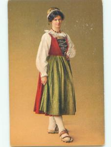 Divided-Back PRETTY WOMAN Risque Interest Postcard AA8640