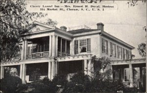 Cheraw South Carolina SC Hotel 1930s-50s Postcard