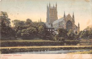 uk19535 worcester cathedral  real photo uk