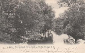 Bridge on Tioughnioga River Looking North - Homer NY, New York - pm 1906 - UDB