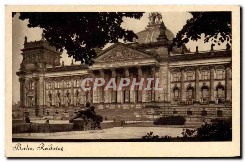 Postcard Old Berlin Reichstag