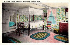 Massachusetts Duxbury John Alden House Bedroom Built 1653