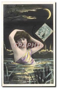 Old Postcard Fantaisie The mermaids