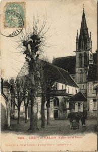 CPA CRÉPY-en-VALOIS Eglise Saint-Denis (130126)