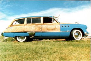 Reno, NV Nevada  SILVER DOLLAR BUICK WOODY WAGON~CAR Harold's Club  4X6 Postcard