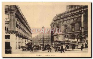 Paris - 5 - Rue Scribe - Old Postcard