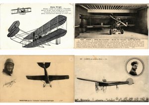 AIRCRAFT, AVIATION 48 Vintage Postcards Mostly Pre-1940 (L2759)