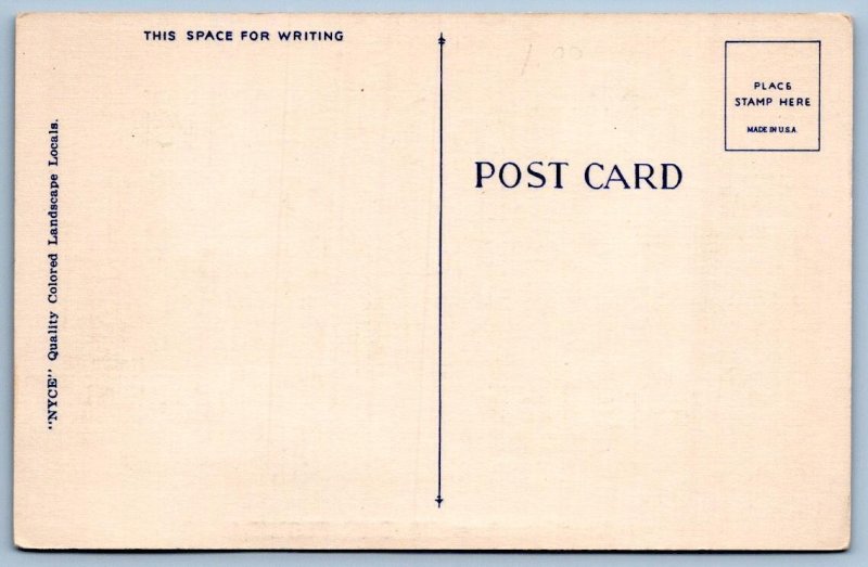 GREETINGS FROM STARKE FLORIDA VINTAGE LINEN POSTCARD