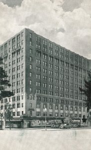 Vintage Postcard 1939 Ambassador Hotel Swimming Pool Downtown Washington D.C.